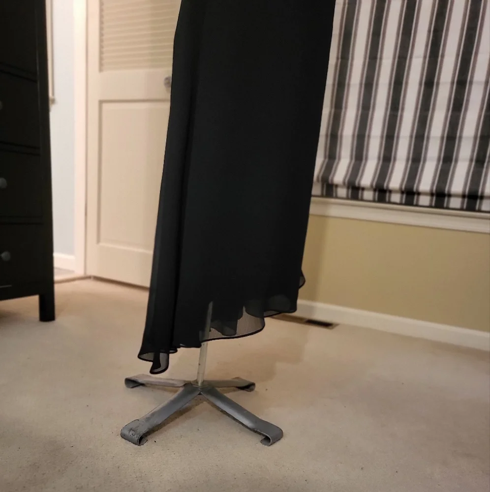 DENIM 24/7 Black midi Dress size 16W - Picture 5 of 10